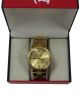 HMT Watch for Men with Golden Dial case and golden color Stainless Steel Chain 