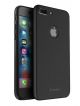 360 Degree Full Body Protection Cover with Tempered Glass for iPhone 7 Plus(Black)