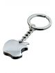Silver color Apple Logo Shaped Key Chain