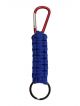Paracord Keychain with Steel Grey Locking Carabiner  Braided Lanyard Utility Survival Key Chain Hook for Keys for Outdoor Camping Hiking