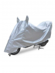 Universal Extra Large Water Resistant Bike Cover for All 2 Wheeler (Silver)