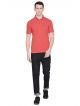 Byford Dark Rust Stylised Mandarin T-Shirt