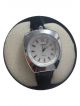Men wrist watch with black dial case 