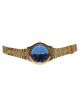 HMT Men Golden color Wrist Watch with Blue dial case