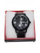 Men wrist watch with black strap 
