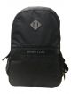 UNITED COLORS OF BENETTON, BLACK BACKPACK