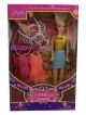 Beautiful doll set with 3 dresses 