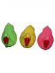 Pack of 3 Made Of Rubber Squeezable Bath Toys For Babies With Chu Chu Sound
