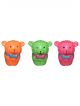 Pack of 3 Made Of Rubber Squeezable Bath Toys For Babies With Chu Chu Sound