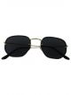 Unisex  Sunglasses with golden color frame