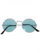 Round shape dual shade sunglasses with Silver color frame