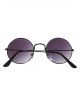 Round shape dual shade sunglasses with Black color frame