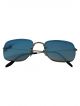 Rectangular dual shade sunglasses with golden color frame