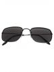 Rectangular sunglasses with Black color frame