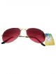 Aviator dual shade sunglasses with Golden color frame