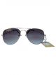Dual shade Aviator  sunglasses with Silver color frame