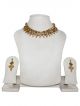 Stone studded necklace set