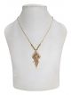 Beautiful golden necklace
