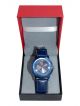 Wrist watch for men with Blue dial case and Blue strap