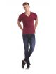 FLYING MACHINE MEN   WASHED DENIM JEANS