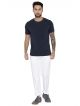 ColorPlus  Men White Lenin Trousers