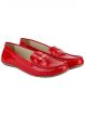 Miss CL By Carlton London Loafers For Women  (Red)
