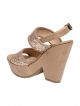Catwalk Women Brown Embellished Platform Sandals