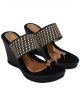 Catwalk Women Black Heels Sandal