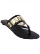 Catwalk Women Black Flat Sandal