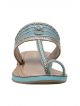 Bata Open Toe Flats For Women ( Blue )