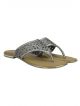 Bata Women Silver Flats Sandal
