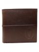 100% Genuine leather Wallet for men(Dark Brown)