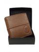 100% Genuine leather Wallet for men(khaki)