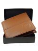 100% Genuine leather Wallet for men(tan)