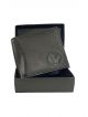 100% Genuine leather Wallet for men w004(Black)