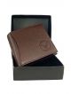 100% Genuine leather Wallet for men w004(Dark Brown)