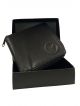 100% Genuine leather Wallet for men and women w006(Black)