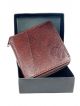 100% Genuine leather Wallet w006(Maroon)