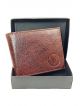 100% Genuine leather Wallet for men w008(Maroon)