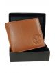 100% Genuine leather Wallet for men w008(Tan)
