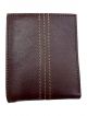 100% Genuine leather Wallet for men w009(dark brown)