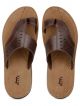 Bata Men Brown Flats Sandal