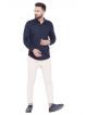 ColorPlus Cream Cotton Blend Trouser 