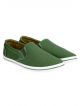 Flying Machine Canvas Canvas Loafers (Green)