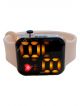  Silicone light Pink Colored Smart Looking LED Dial Watch Digital Watch - For Boys & Girls