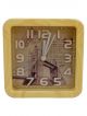 Square shape table clock with alarm