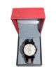 Wrist Watch for Men with stainless steel chain with white color dial case