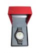 Wrist Watch for Men with stainless steel chain with white color dial case