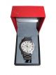 Wrist Watch for Men with stainless steel chain with white color dial case