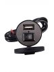 Mobile USB Charger with Switch for Bike and Cars, Power  5v-2A -Black